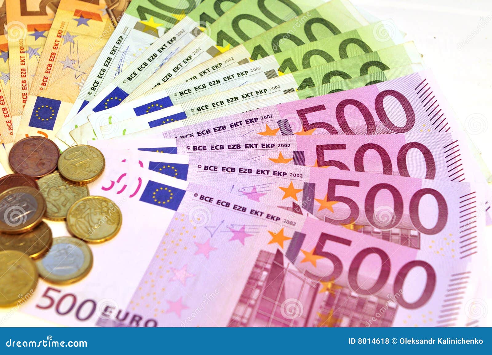 Euro banknotes stock photo. Image of euros, money, euro 8014618