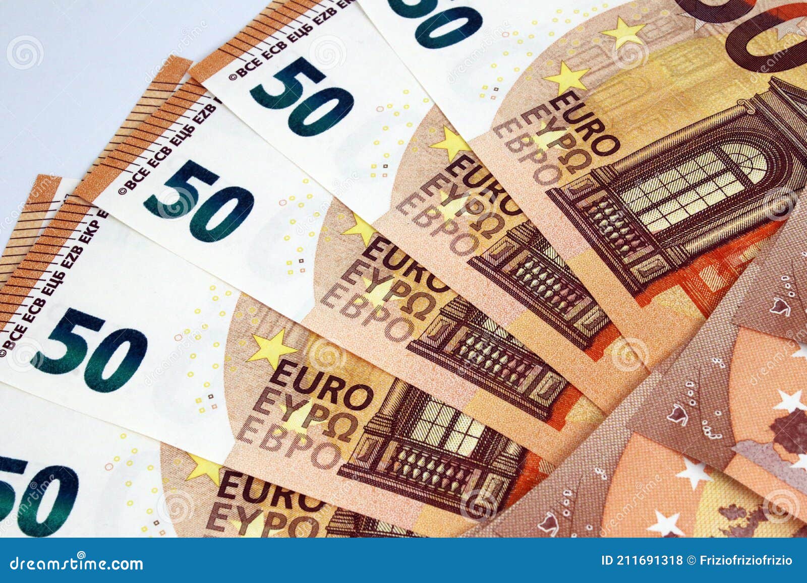 50 euro banknotes with mario draghi`s signature