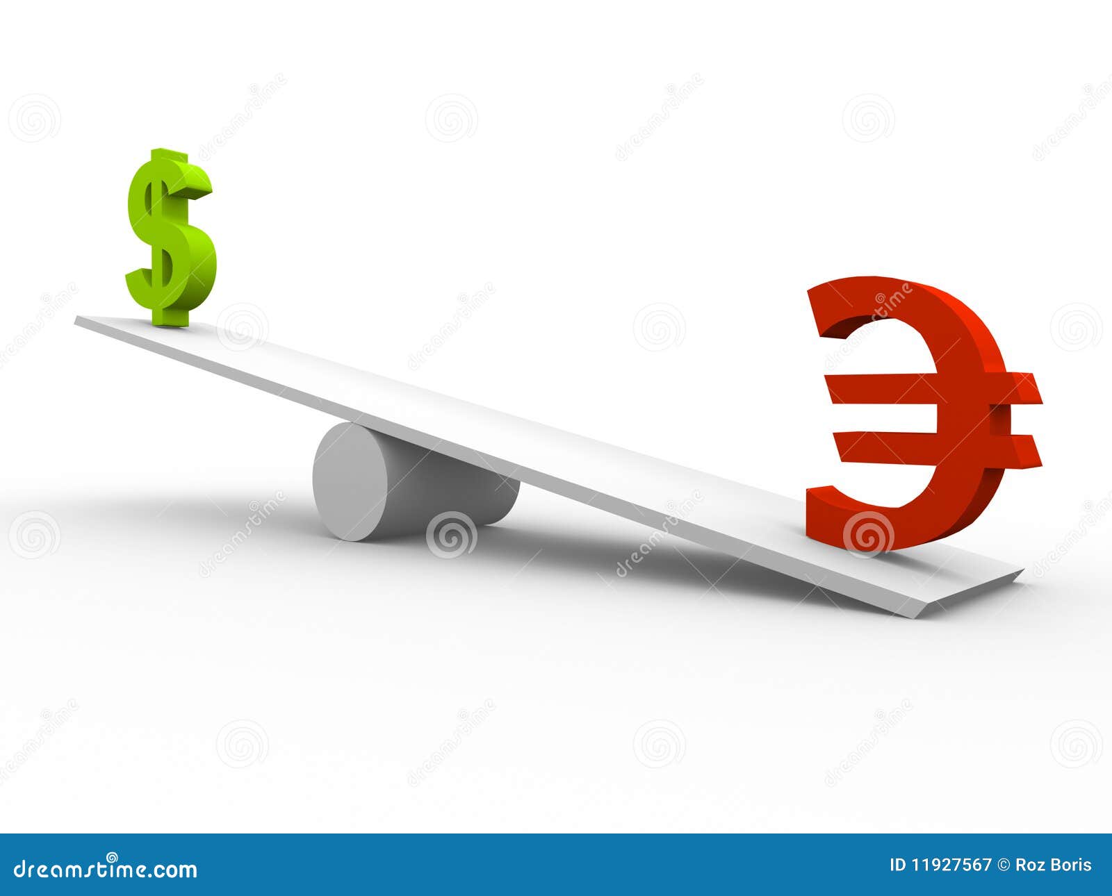 euro-bigger-than-dollar-stock-illustration-illustration-of-displaying