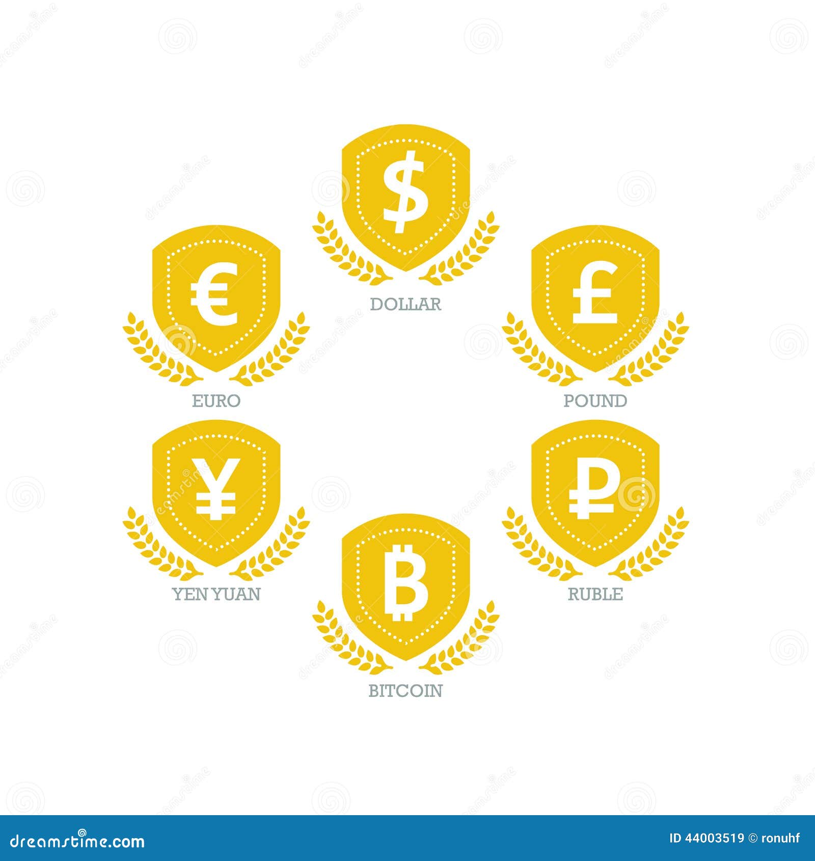 Mainstream Currency Gold Coins Money Concept Illustration mainstream-currency-gold-coins-money-concept-illustration