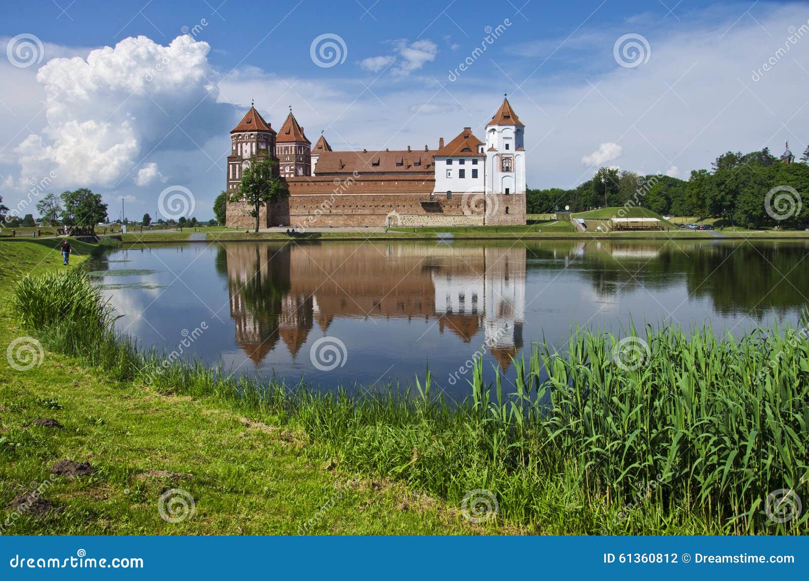 Europe Belarus History Mir Castle Complex Stock Photo Image Of
