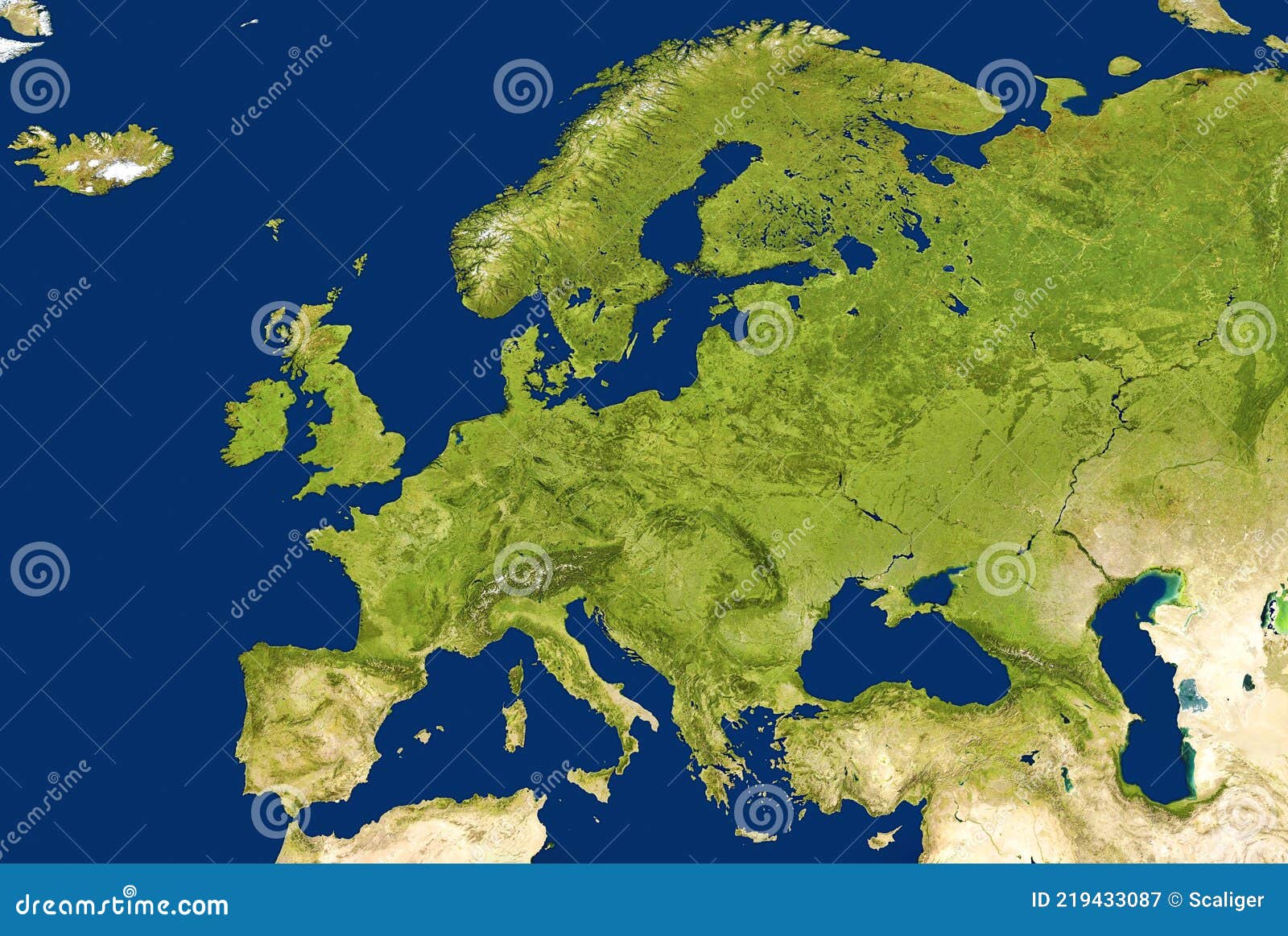 physical map of russia and surrounding countries