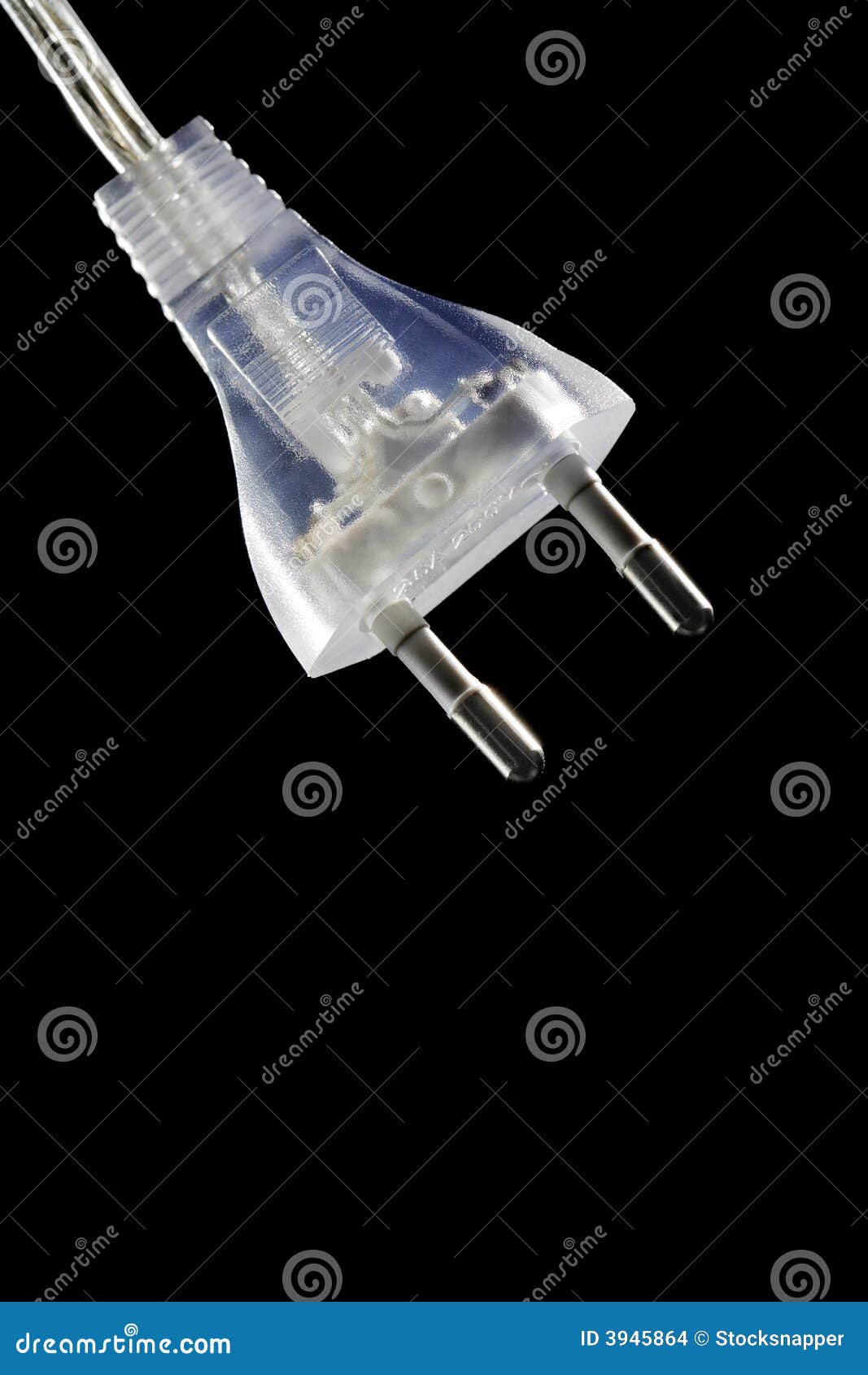 European Power Plug stock photo. Image of power, plastic 3945864