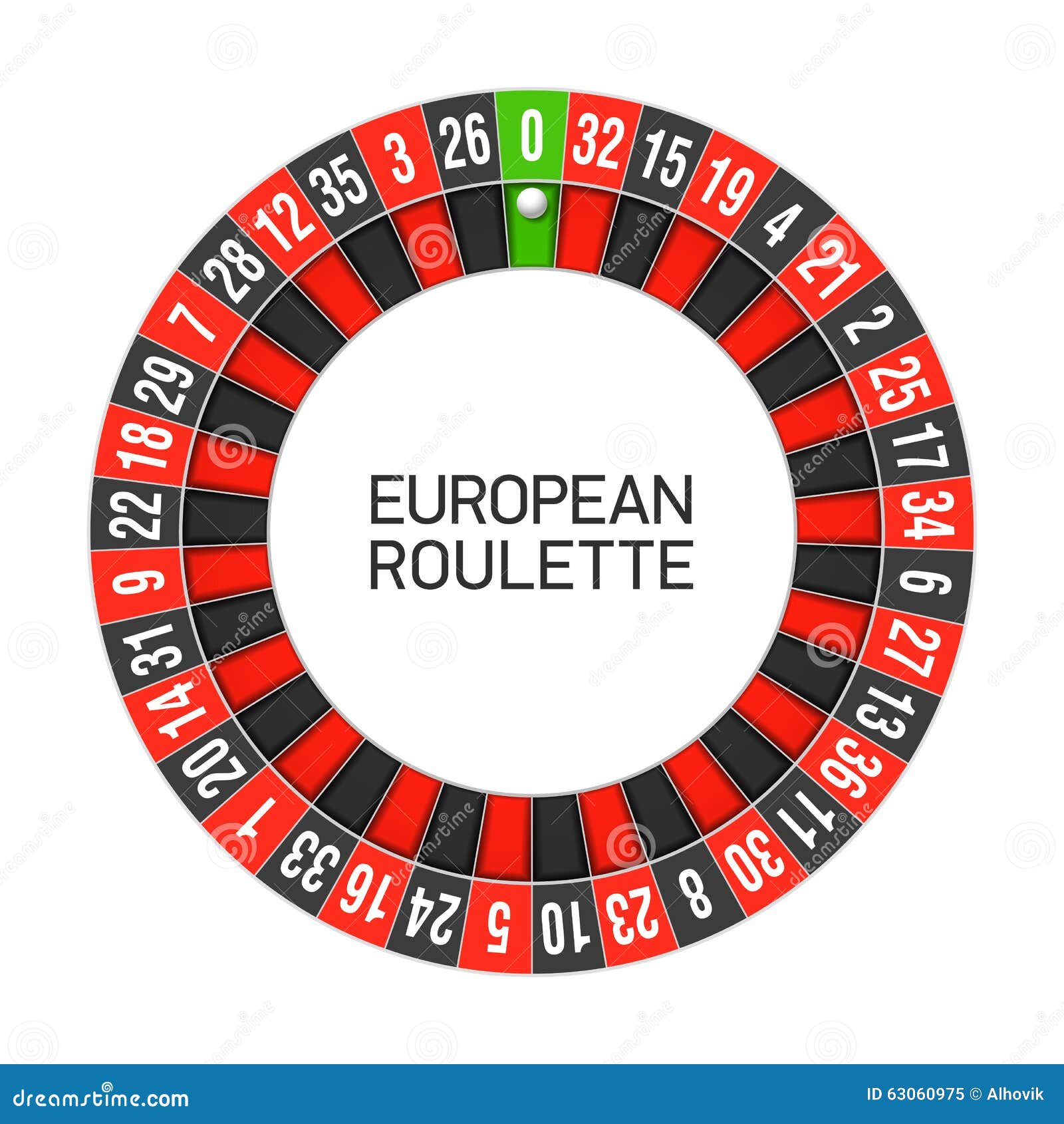 European Roulette Wheel Stock Vector - Image: 630609751300 x 1390