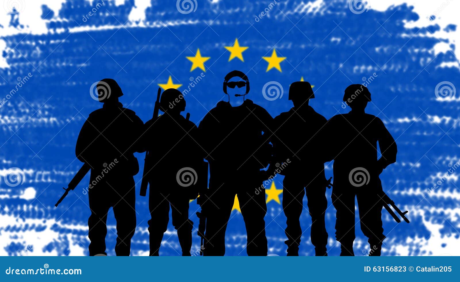 European Union army stock illustration. Illustration of concept - 63156823