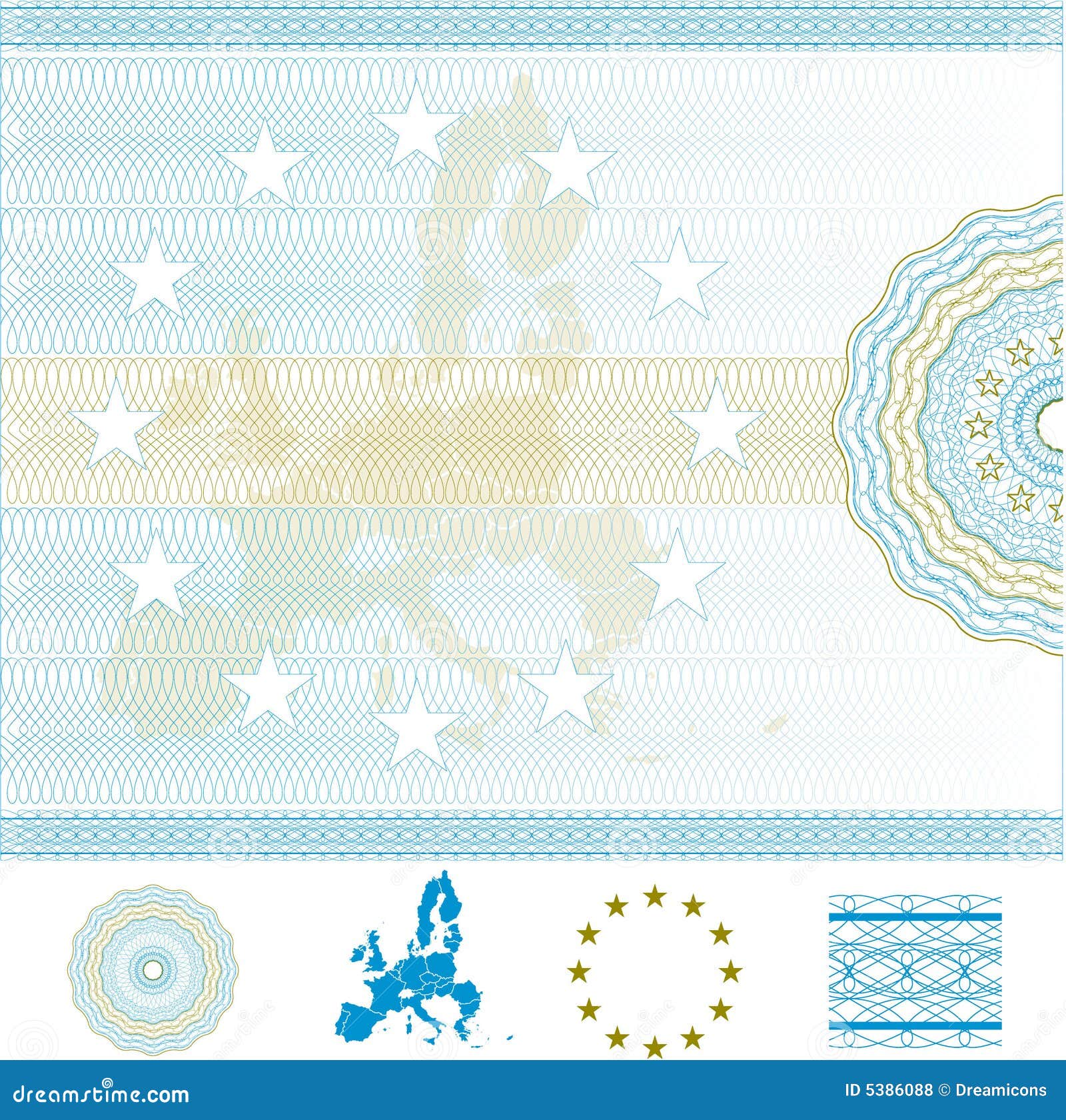 European Union Certificate Royalty Free Stock Photos Image 5386088