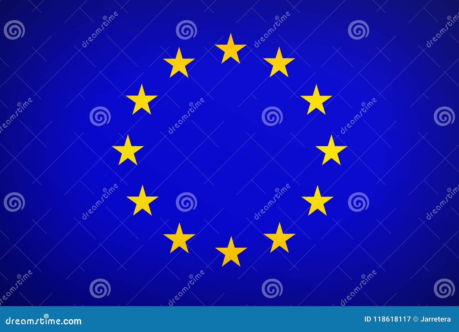 The European Union flag - background