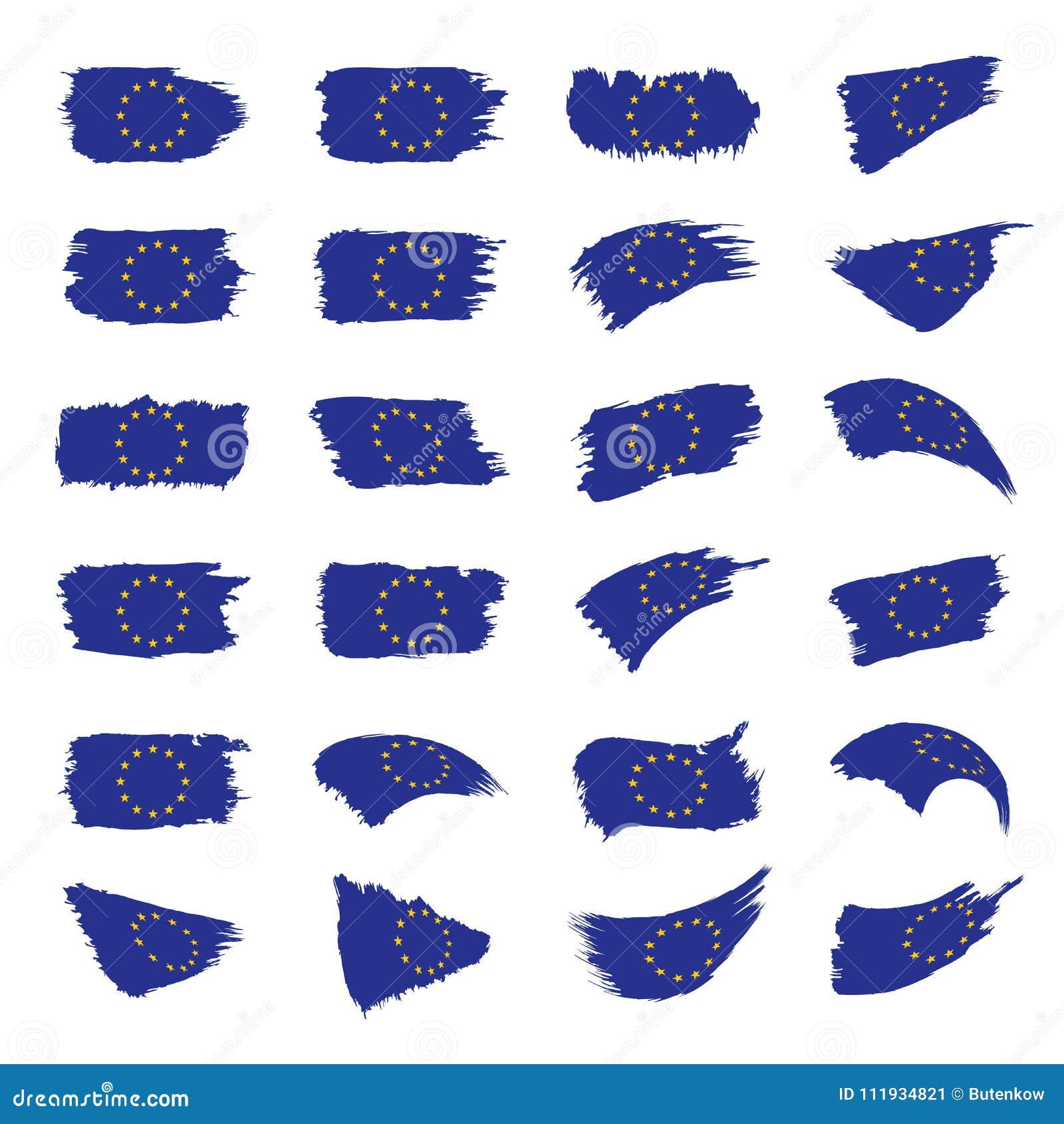 Download European Union Flag, Vector Illustration Stock Vector ...