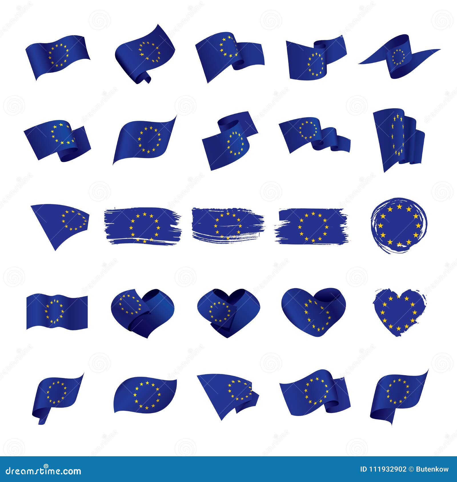 Download European Union Flag, Vector Illustration Stock Vector ...