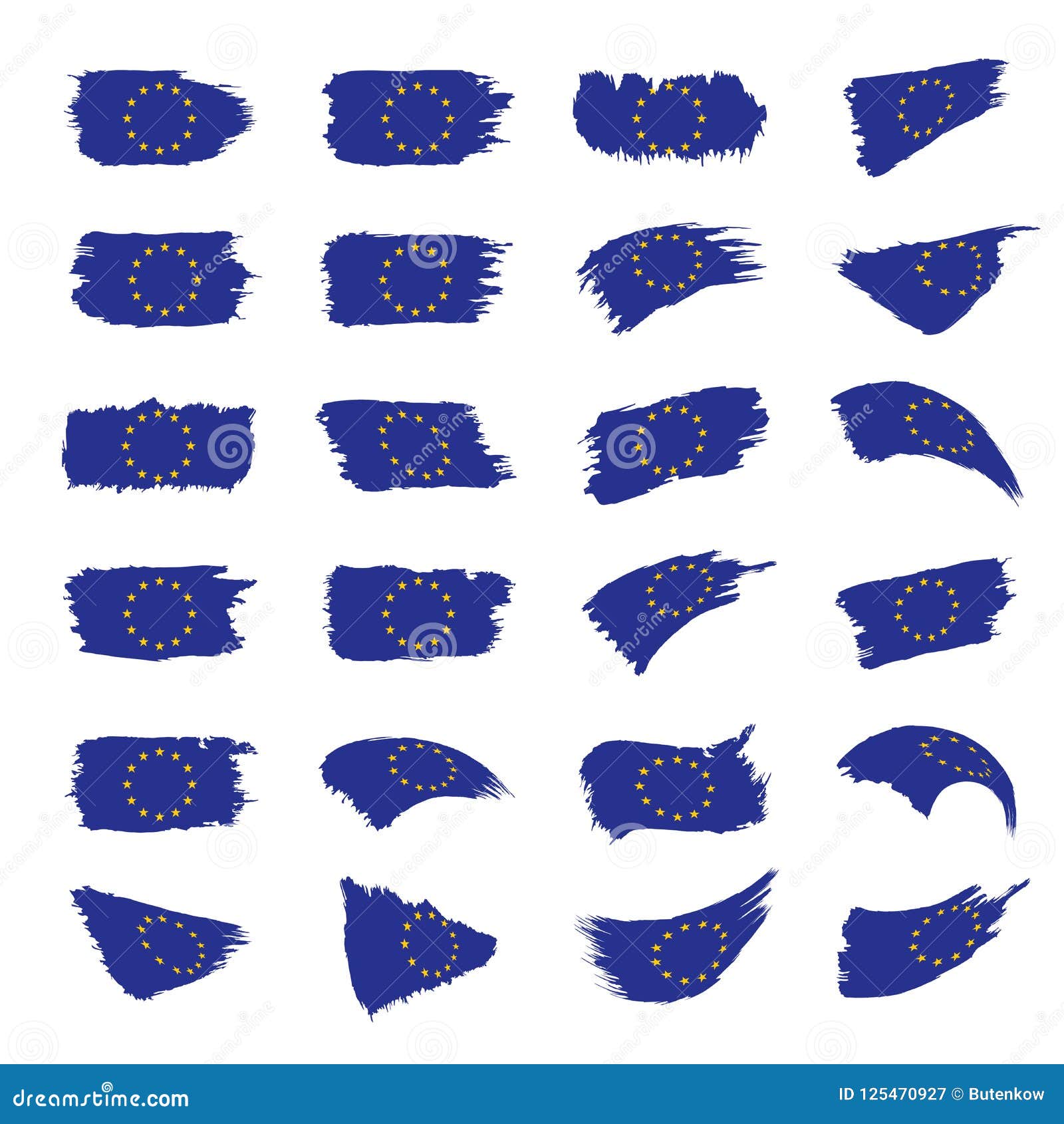 Download European Union Flag, Vector Illustration Stock Vector ...