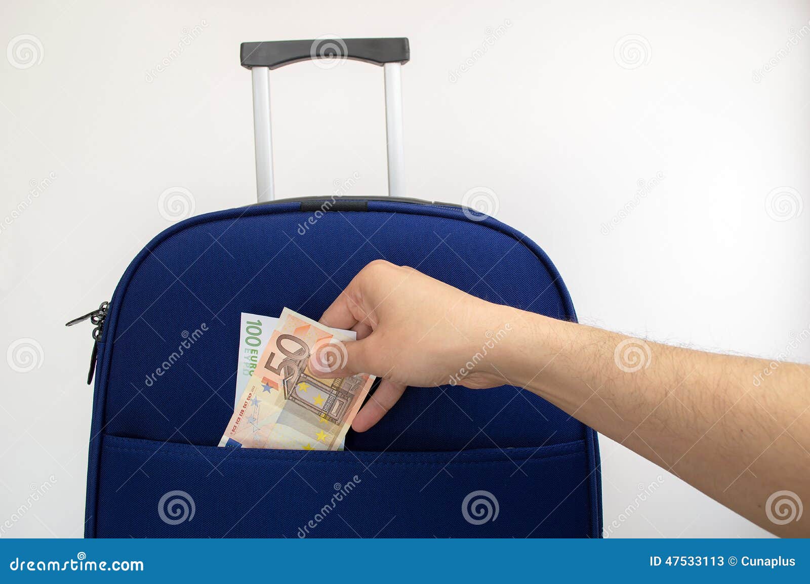 Euros for my trip stock image. Image of carry, journey - 47533113