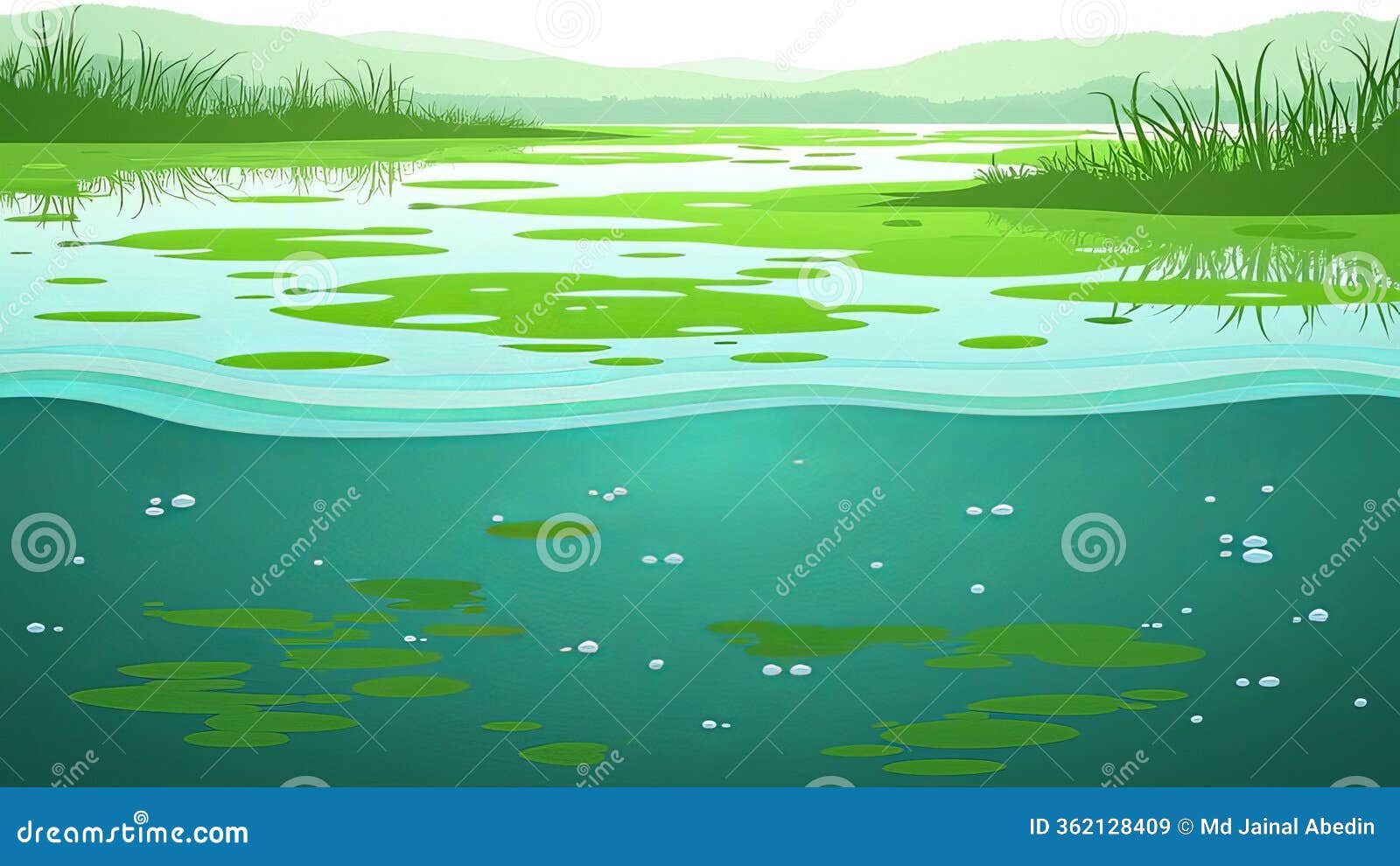 Harmful Algal Blooms (HABs) in lakes — Cayuga Nature Center, image size:1600x990