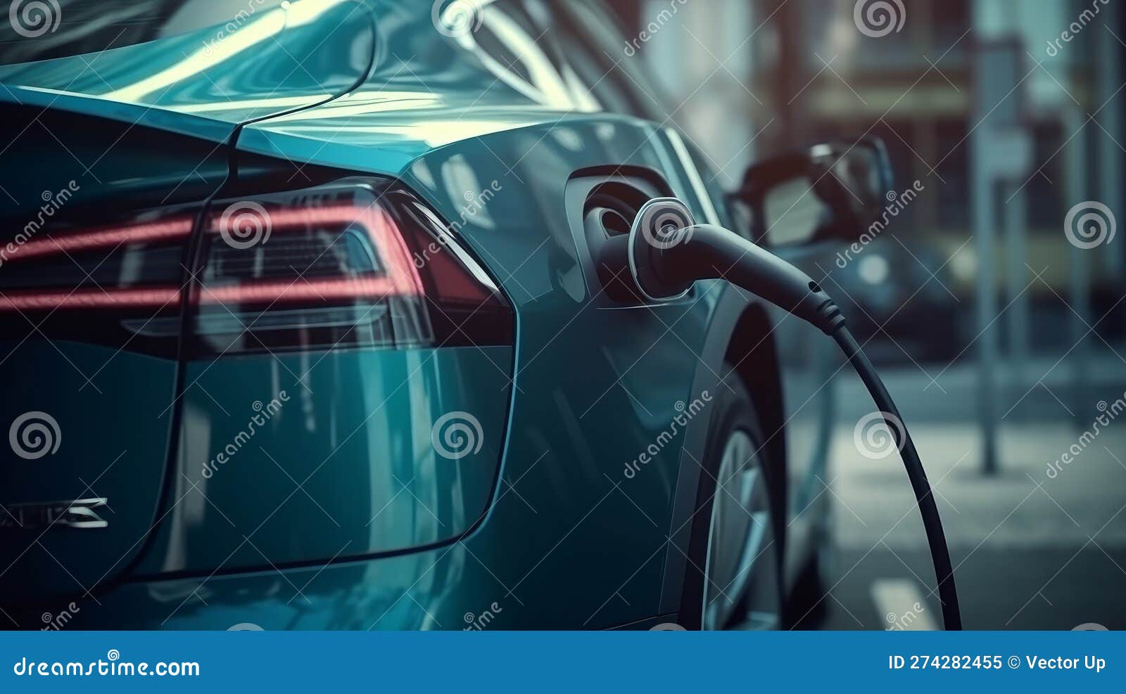 EV Charging Port for Electric Car. Generative AI Stock Image Image of