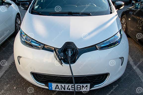 Ev Charging Station For Electric Car In The City Electric Vehicle