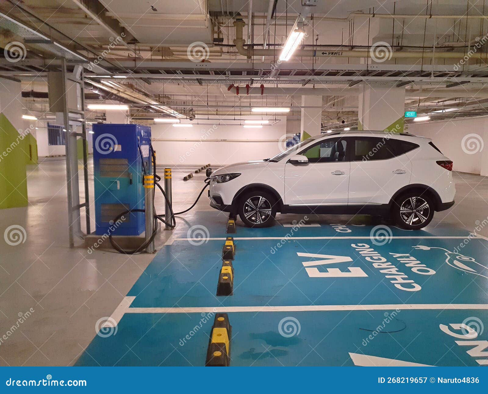 EV Charging Station in Singapore Editorial Photography Image of