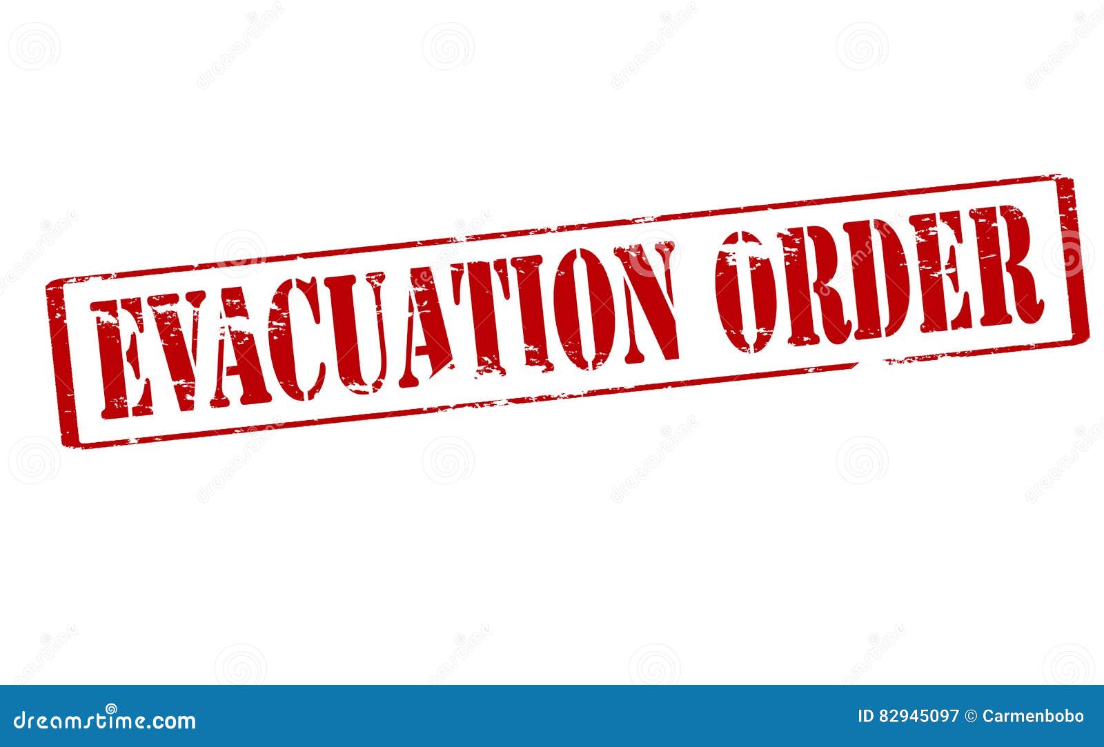 Evacuation order stock illustration. Illustration of command 82945097