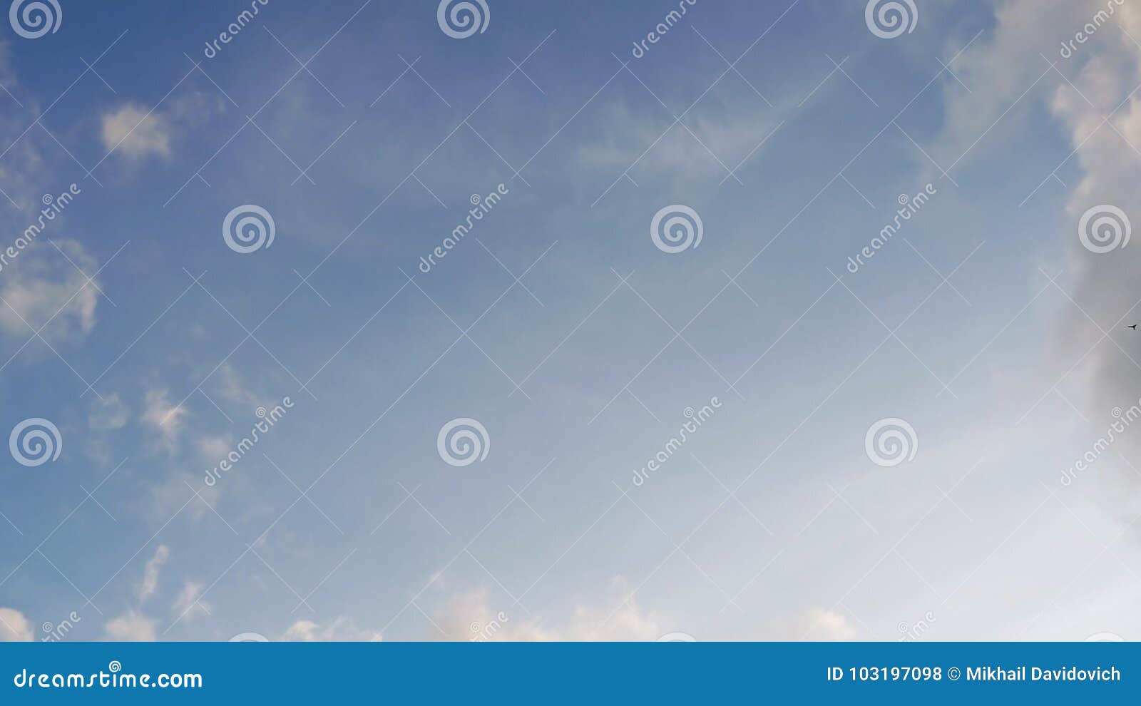 Evaporation of Clouds in the Sky of Asia and Evening Time. Stock