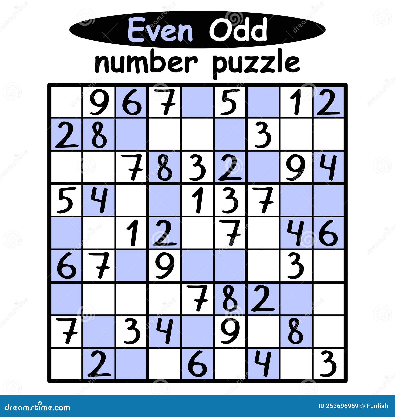 Even-Odd Sudoku - Fácil 