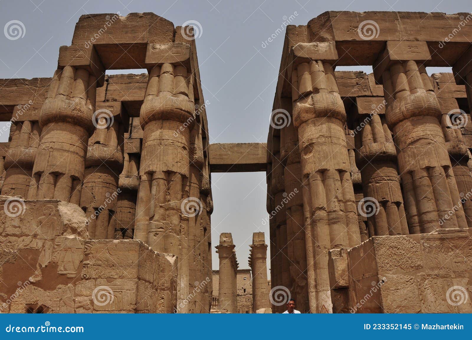 Even the Pillars in Egypt are Filled with Inscriptions, Thick Pillars