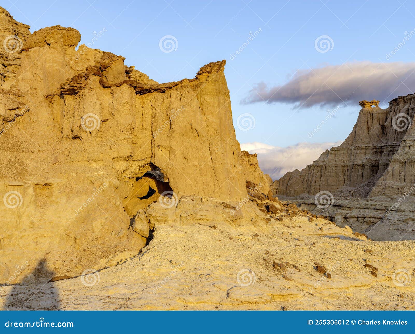 Even Sun Light on Desert Peaks in Eastern Oregon Stock Photo Image of