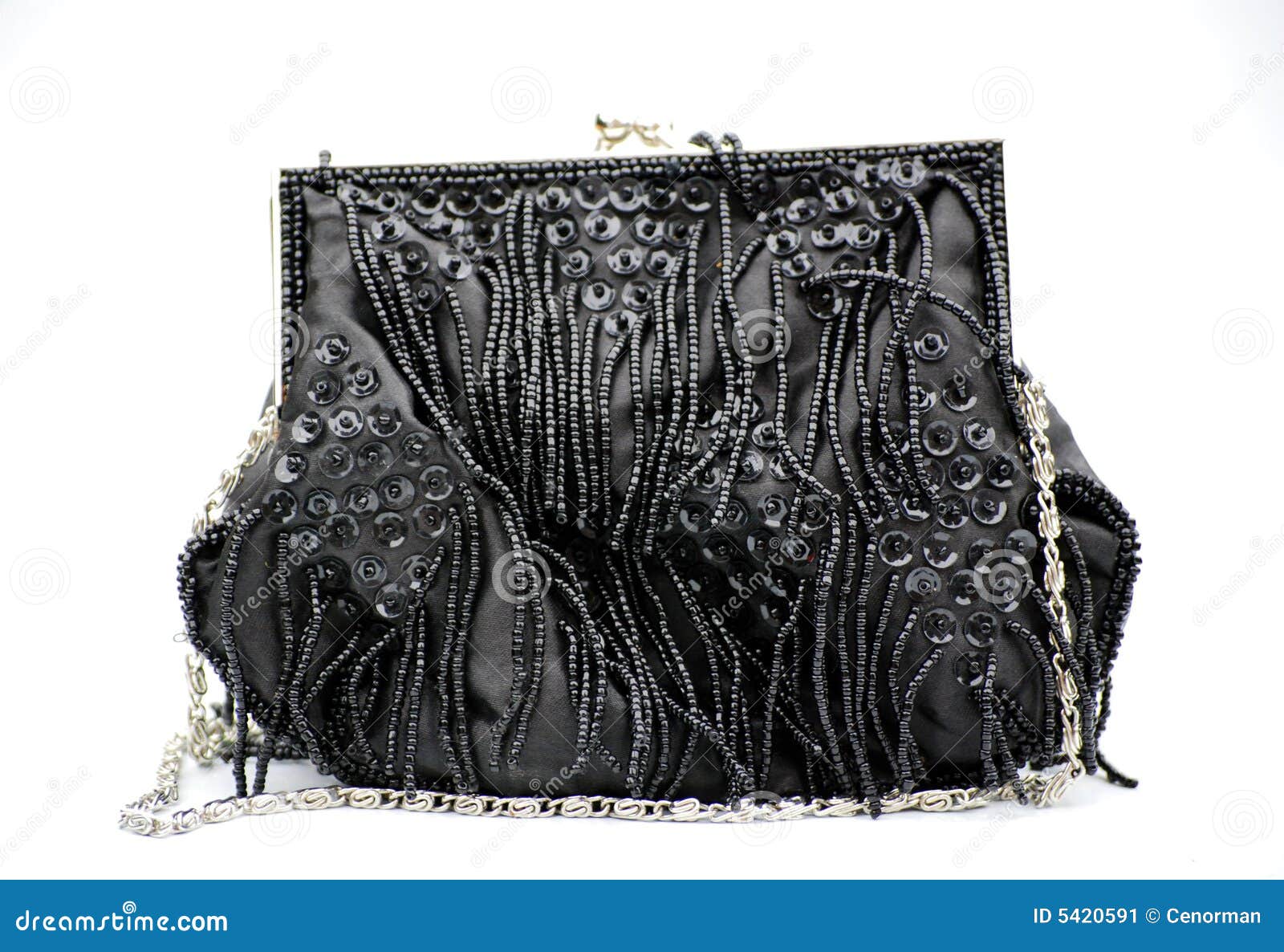 Evening Bag Isolated on White Stock Image Image of pretty, party 5420591