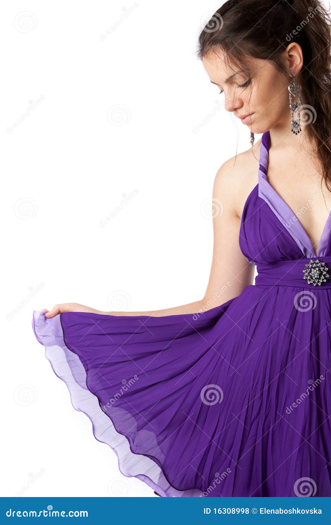 Evening dress stock photo. Image of accessories, high 16308998