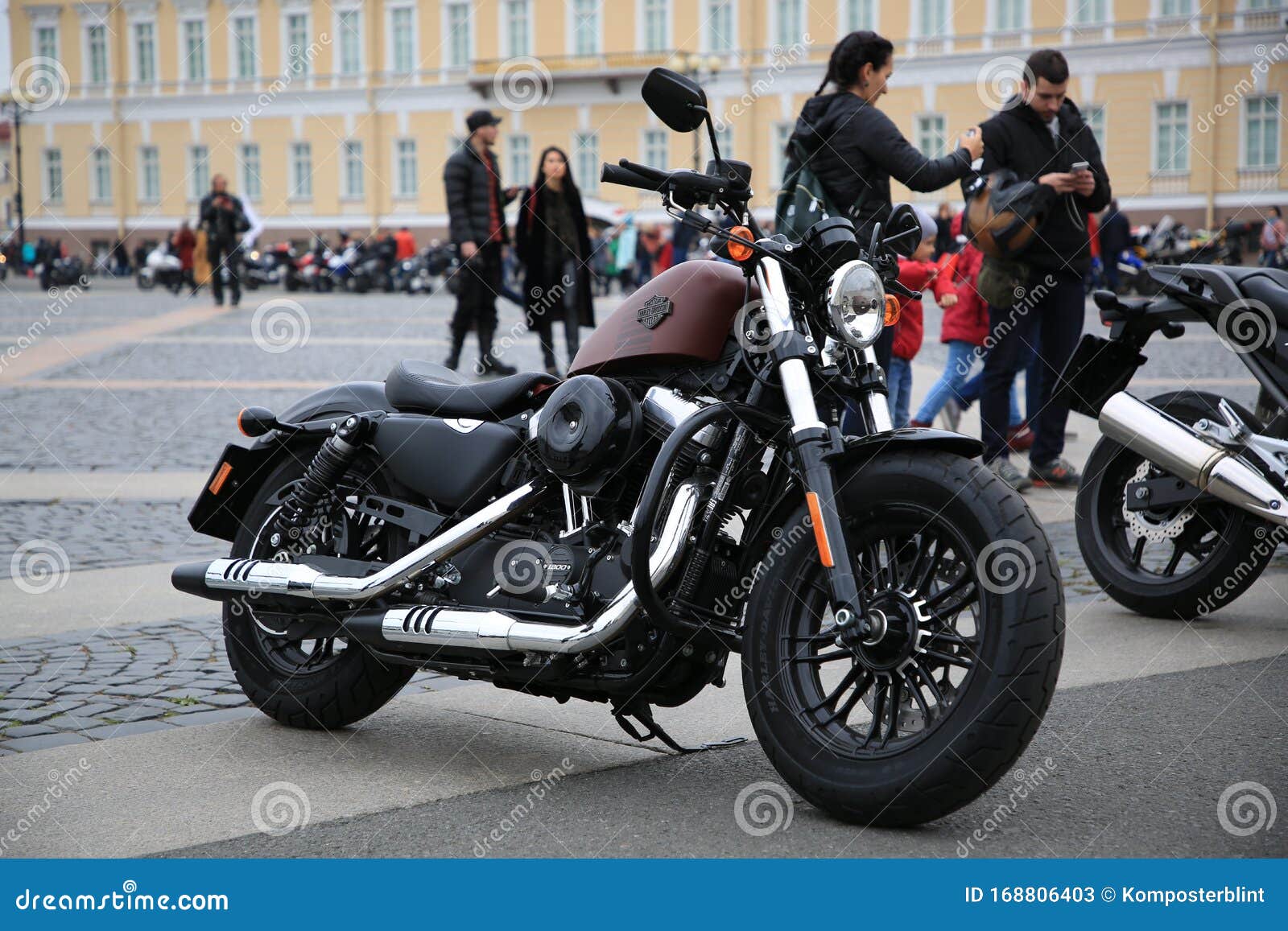 American Motorcycle Harley Davidson Sportster 1200 Editorial Stock Photo Image Of Moto Handlebar 168806403