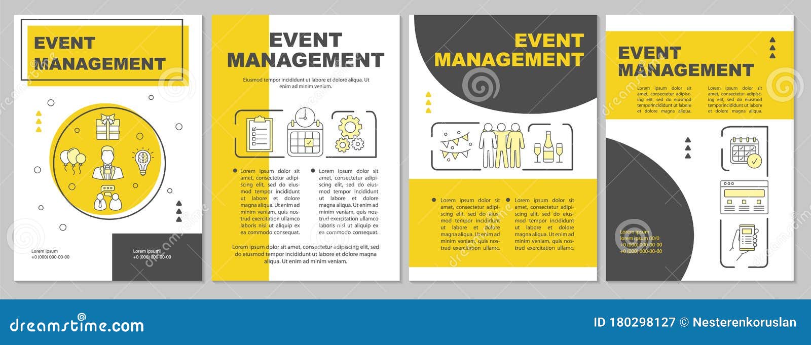 Event Management Brochure Template Layout Corporate Party Event Management Brochure Template Layout Corporate Party