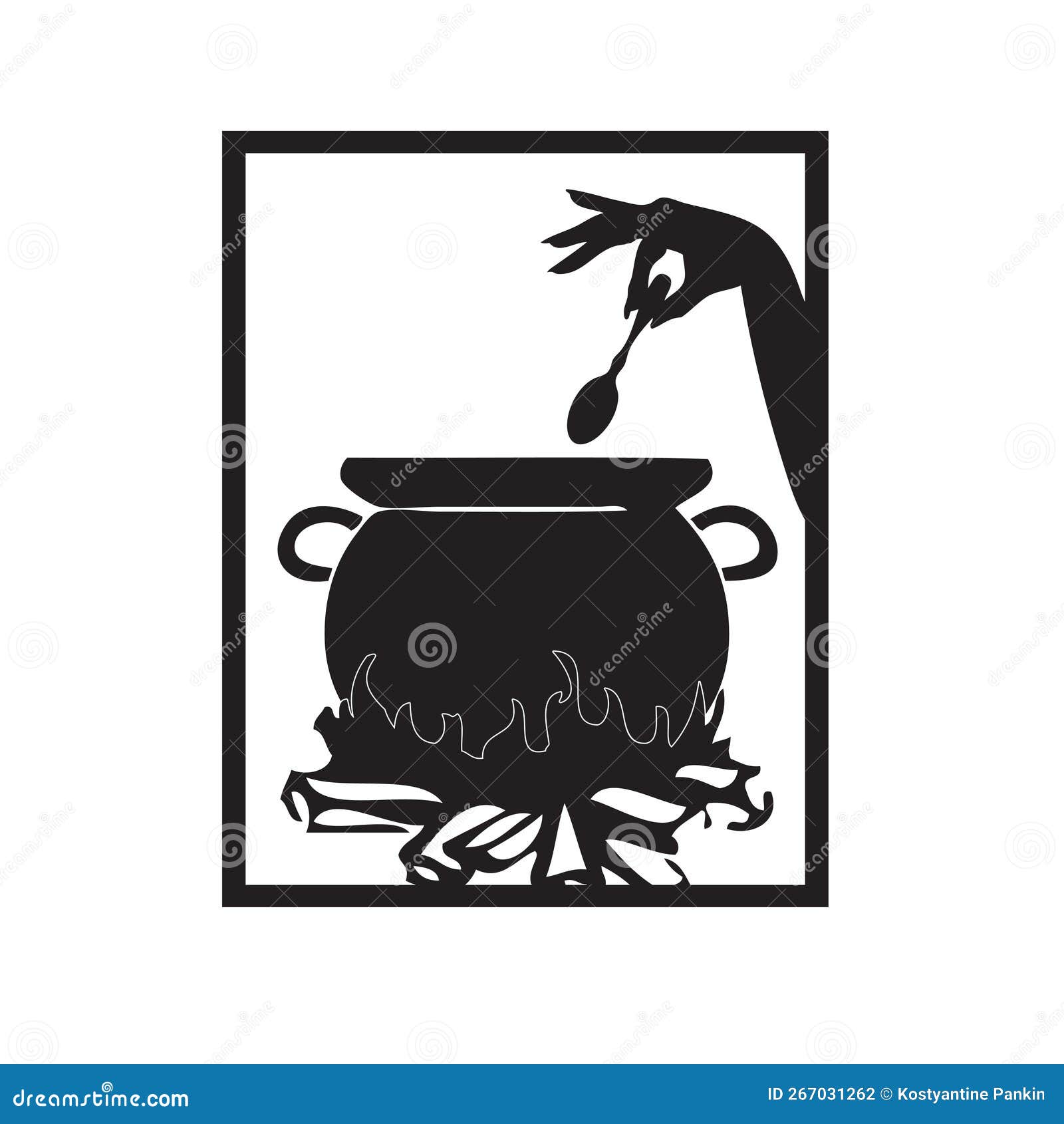 Brew a Potion stock vector. Illustration of vector, mess 267031262