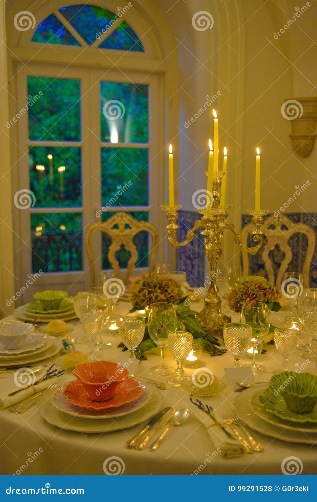 Event Tables Decoration Dinner Party Wedding Or Birthday Banquet