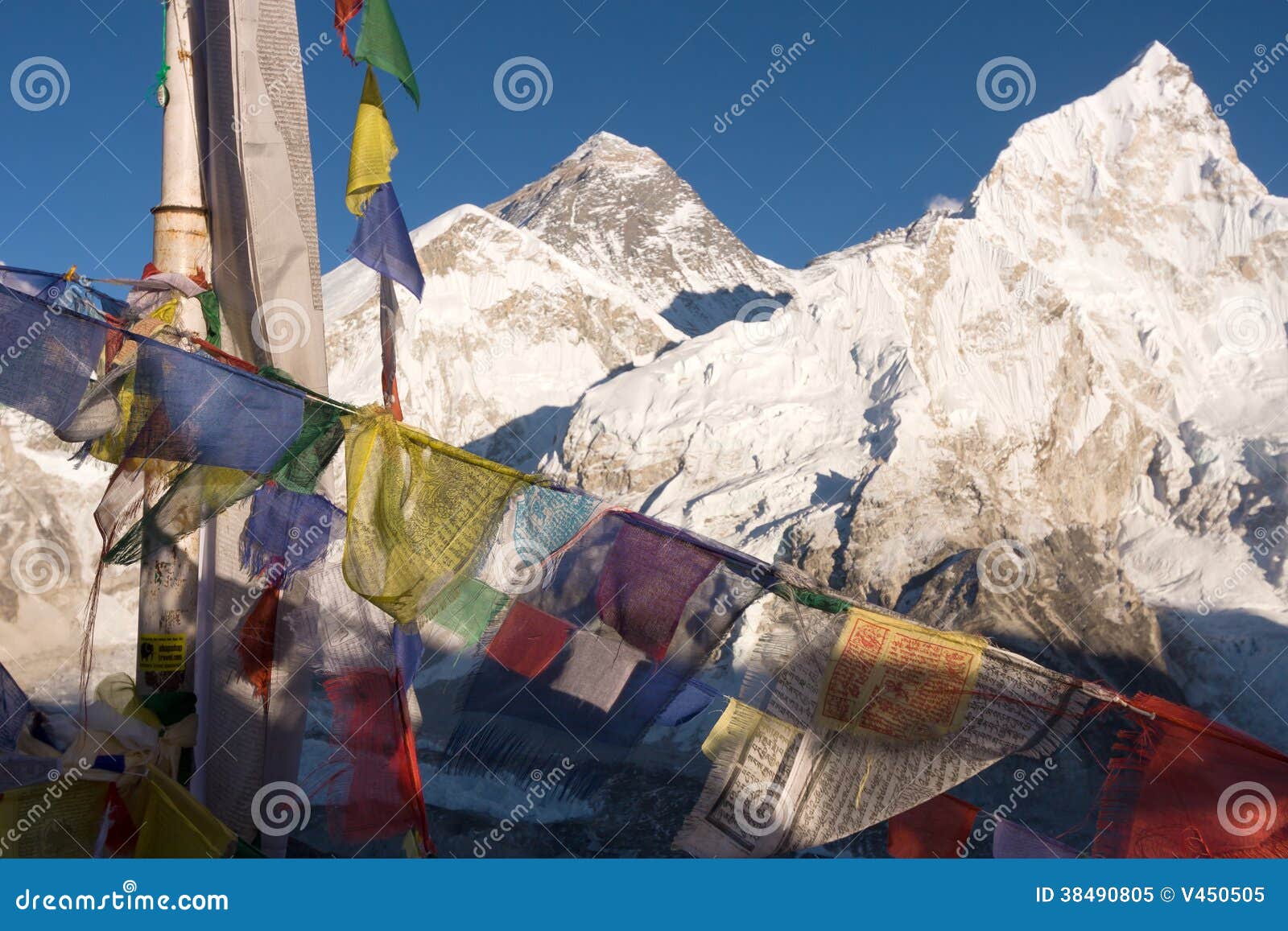 everest and nuptse from kala patthar