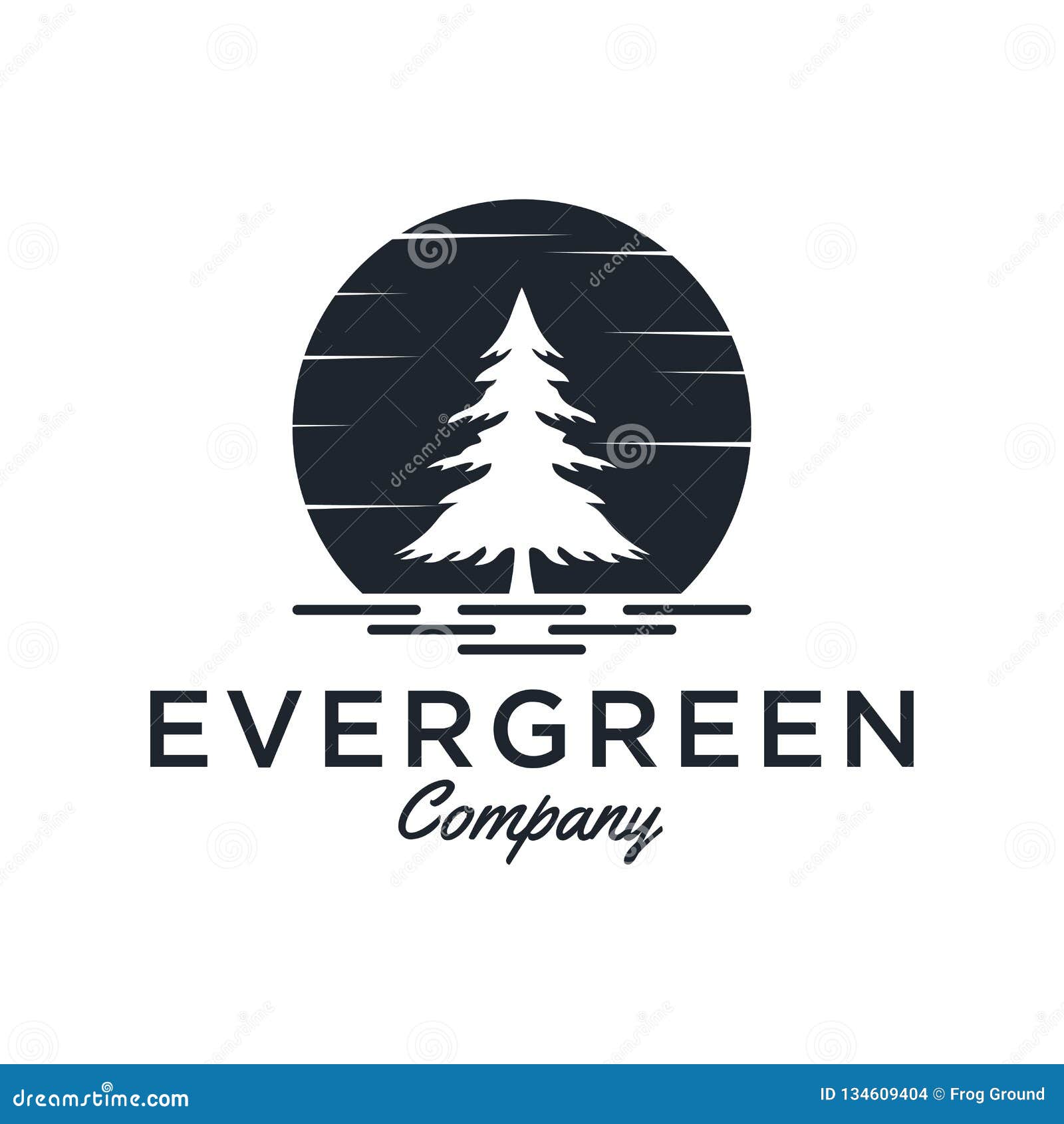 evergreen / pine tree logo  inspiration - 