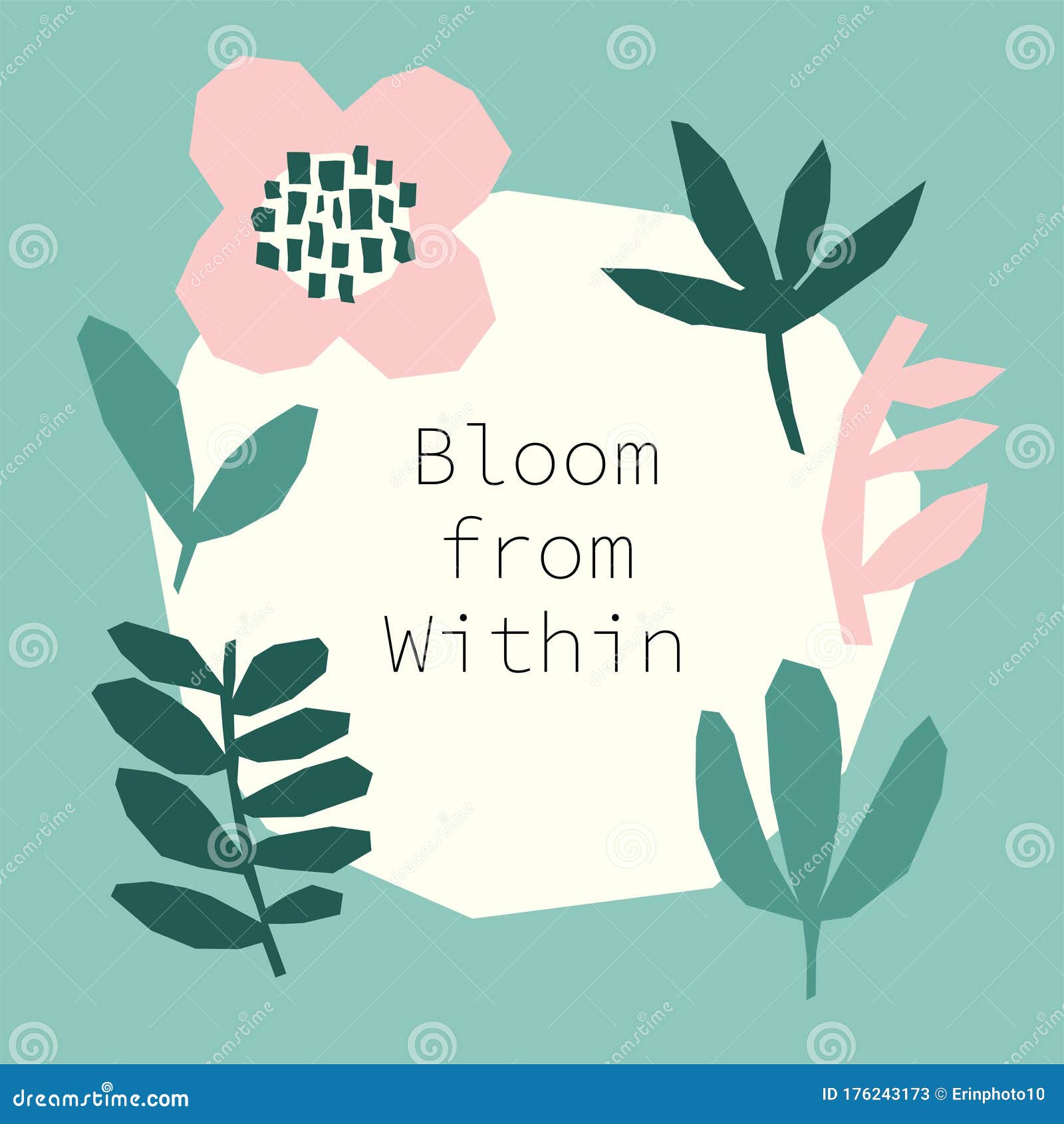 Download Every Day Motivation As Creative Trendy Abstract Paper Cut Out Collage Background For Social Media Templates Stock Vector Illustration Of Cubism Leaves 176243173