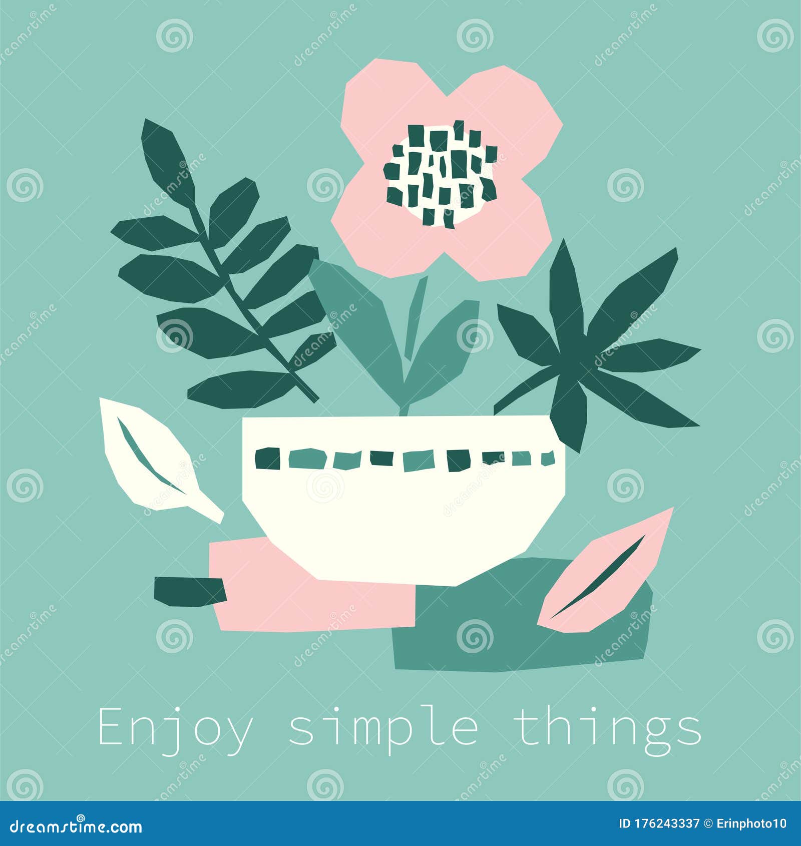 Download Every Day Motivation As Creative Trendy Abstract Paper Cut Out Collage Background For Social Media Templates Stock Vector Illustration Of Editable Modern 176243337