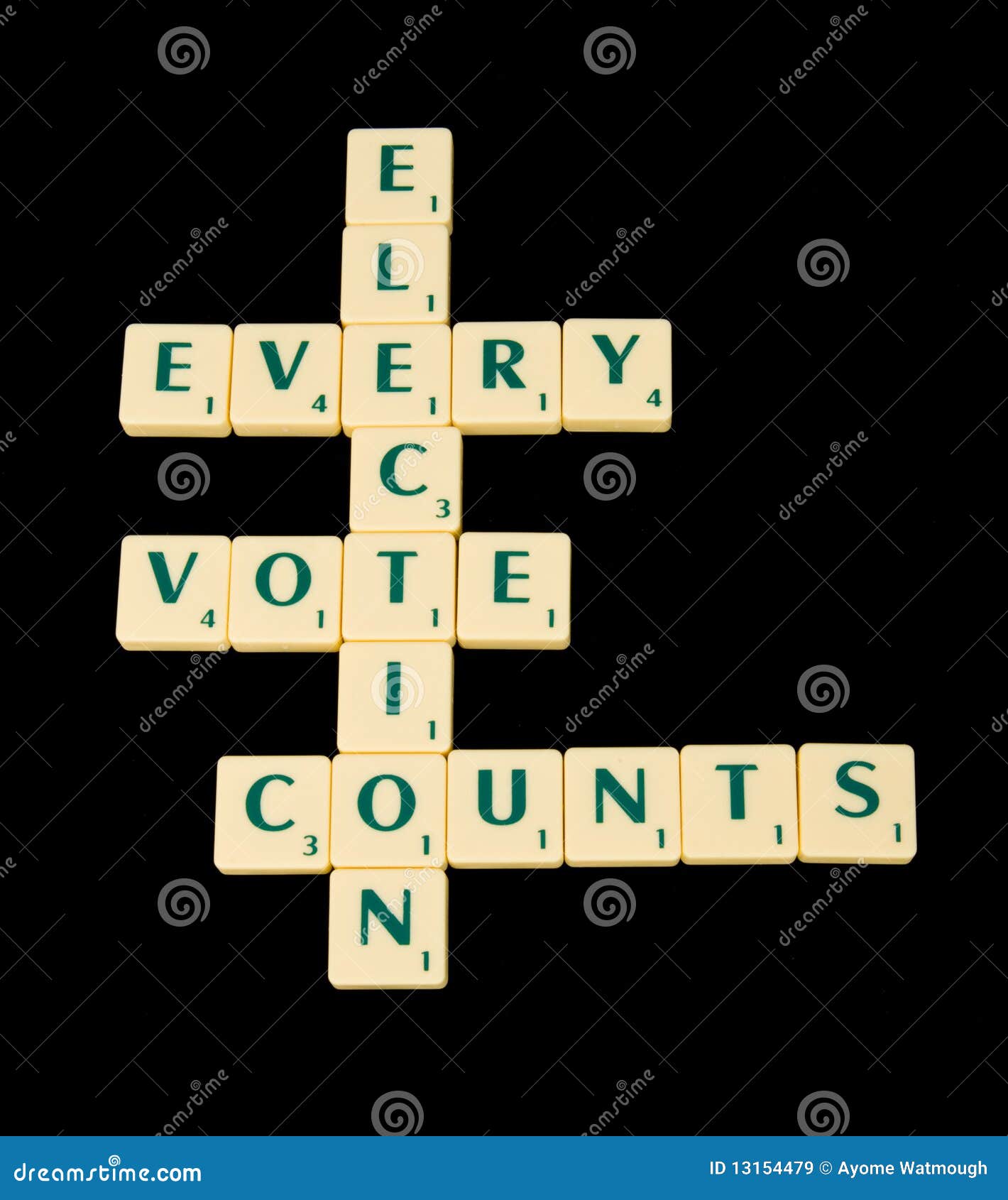 every vote counts: election.