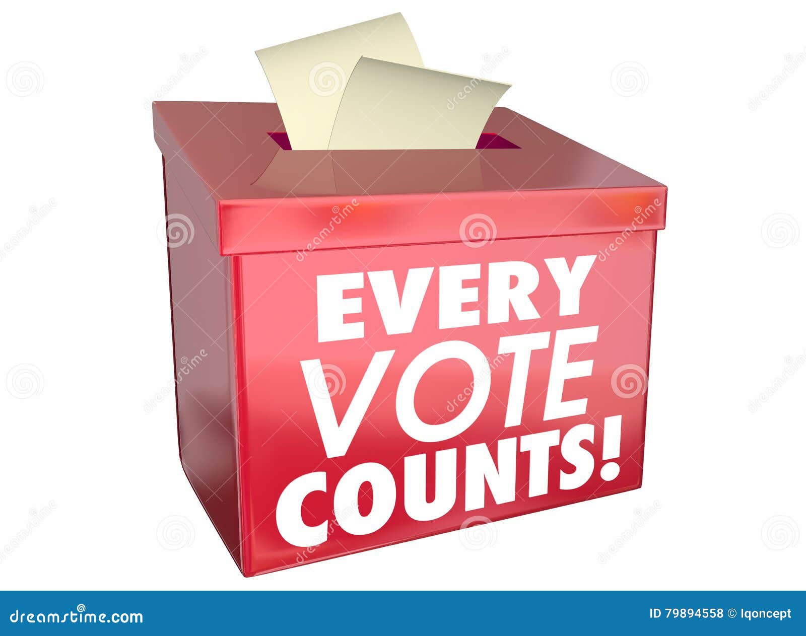 every vote counts matters ballot box