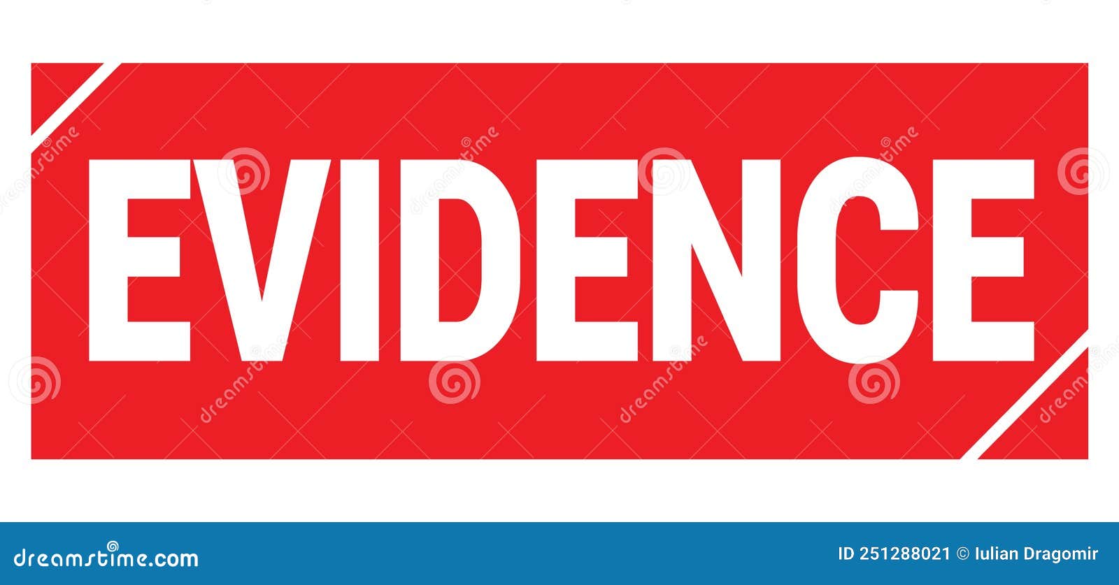 EVIDENCE Text Written on Red Stamp Sign Stock Illustration Illustration of word, evidence