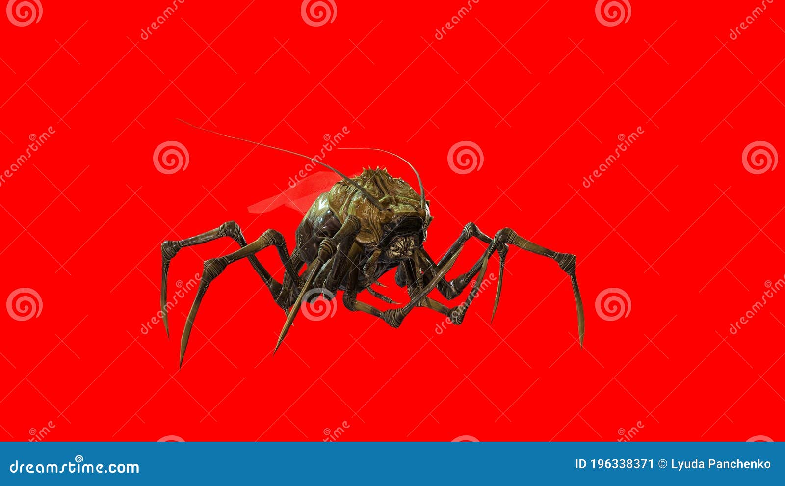 the evil bug 3d render