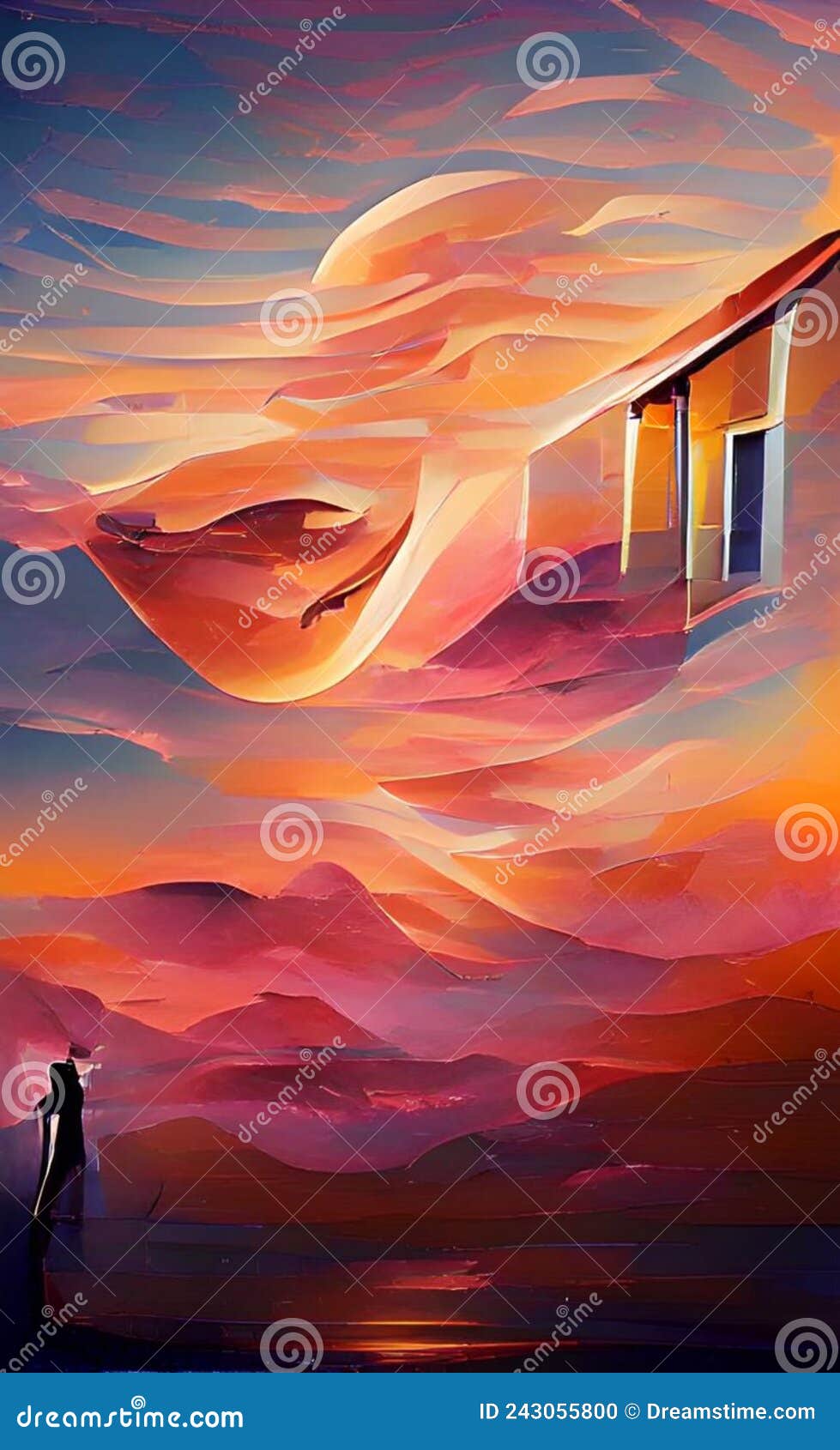 Evil within dark stock illustration. Illustration of leaf 243055800