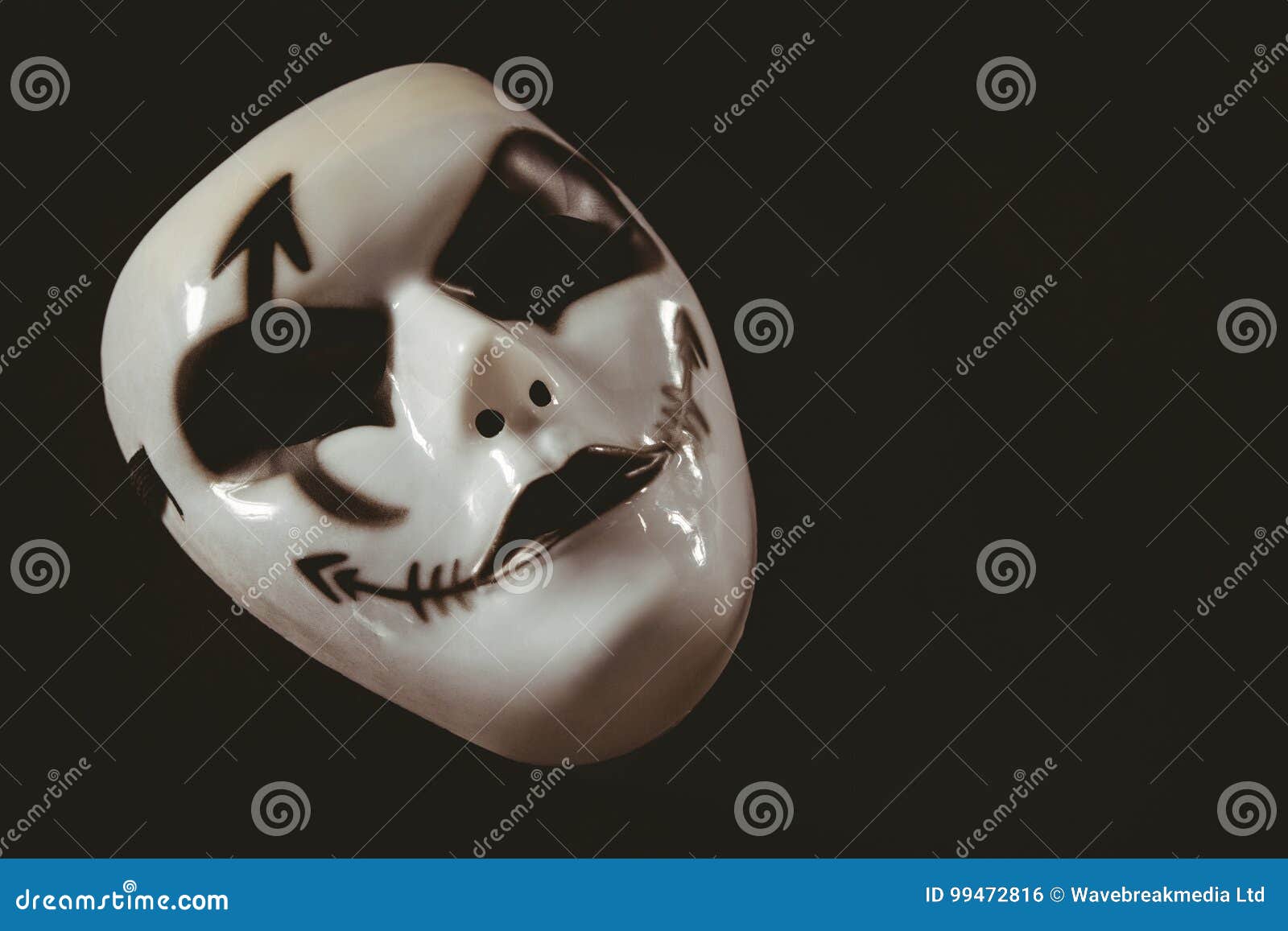 Scary face mask stock image. Image of night, evil, face - 61890261