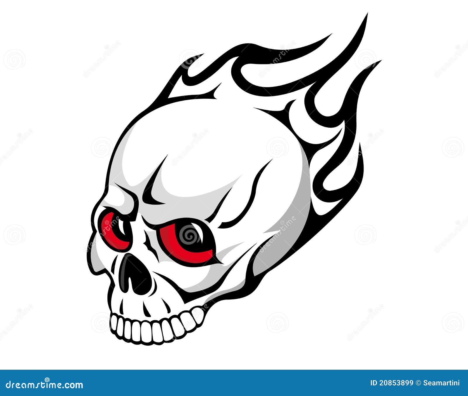 Skull  Evil skull tattoo Scary Evil Skull HD phone wallpaper  Pxfuel