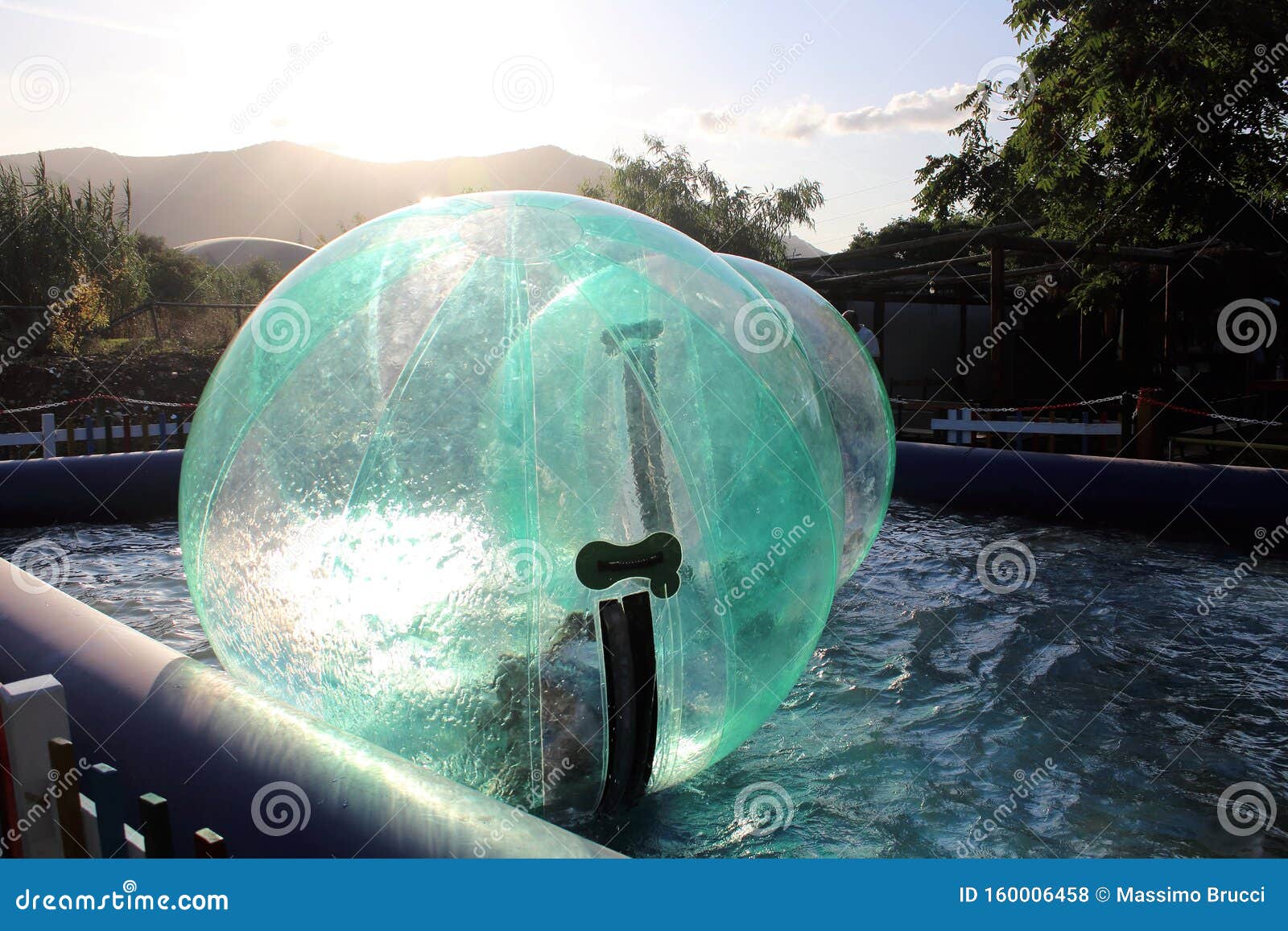 inside inflatable ball
