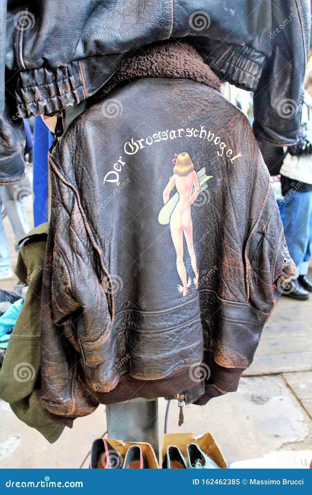 old aviator jacket
