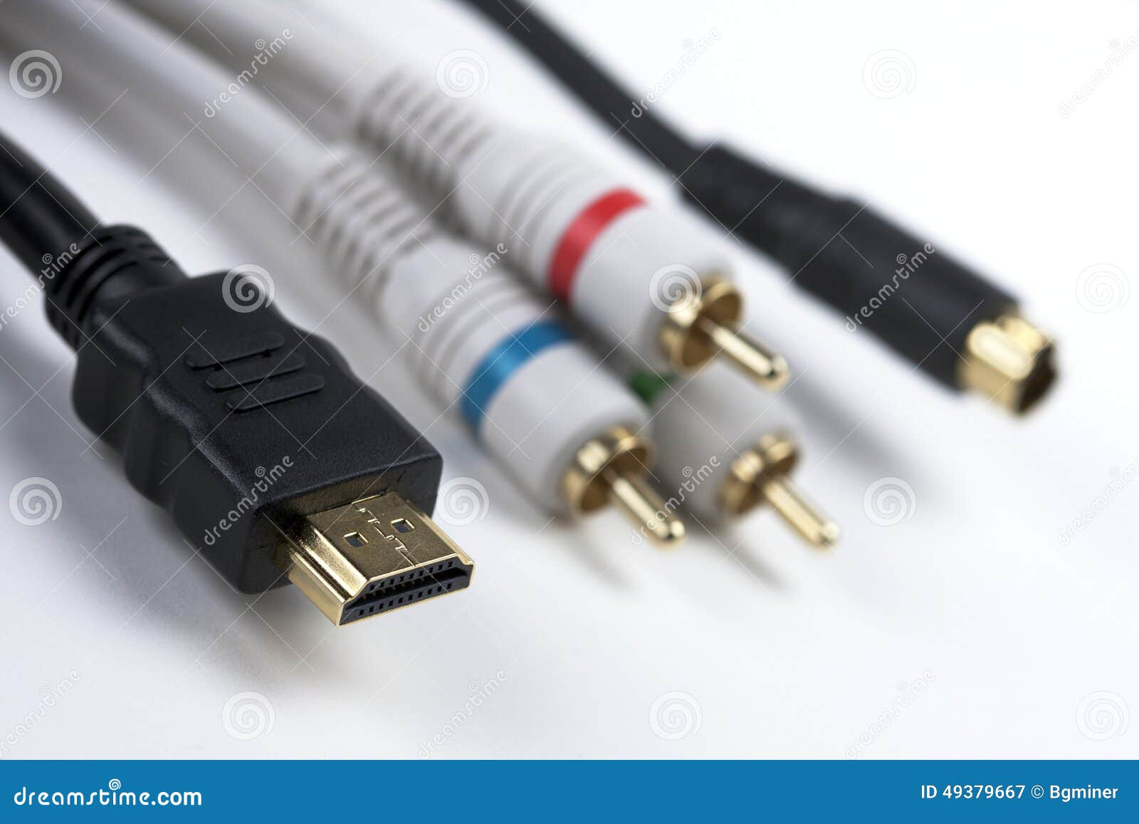 Evolución Del Cable De Vídeo Imagen de archivo - Imagen de casero, digital:  49379667, image size:1600x1157