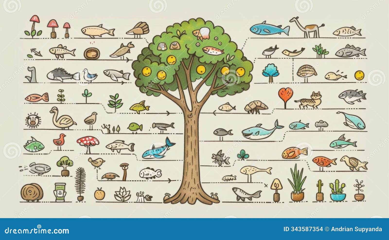 evolutionary tree of life, a visual guide to diverse species