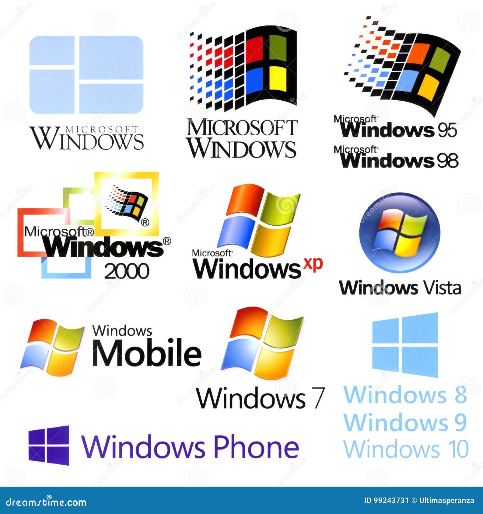 Evolucion De Los Logos De Microsoft IMAGESEE