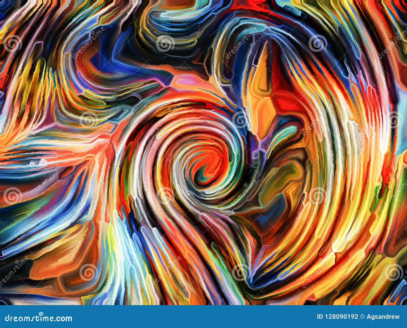 Evolving Pattern stock illustration. Illustration of abstract - 128090192