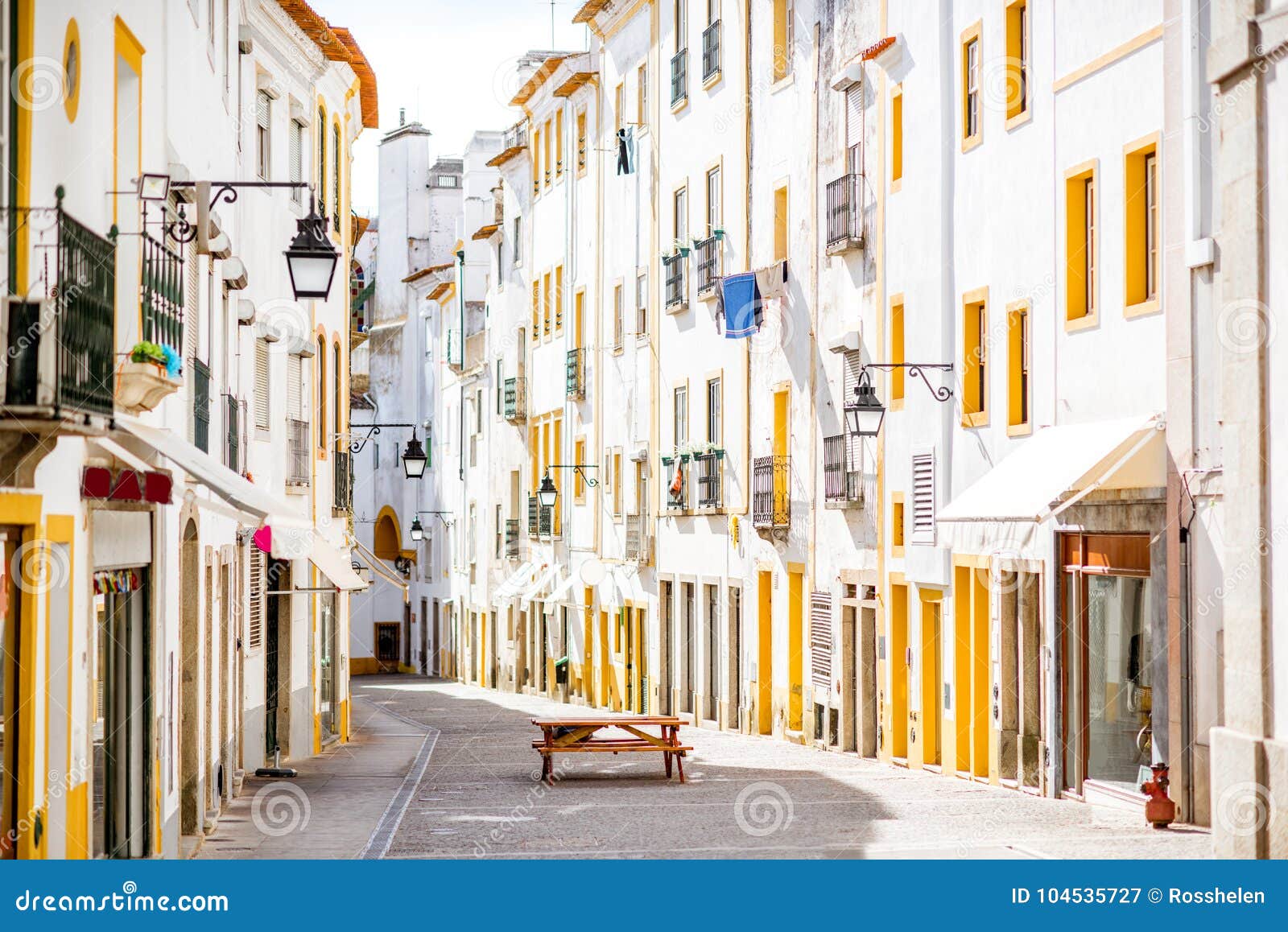 evora old town in portugal