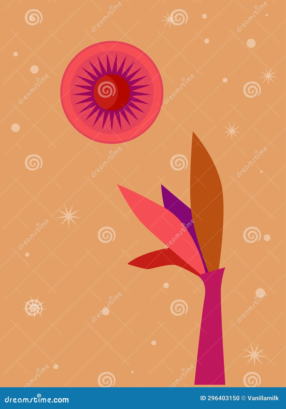 minimalist bright colored boho natural tones abstract stylish trendi graphic pattern background