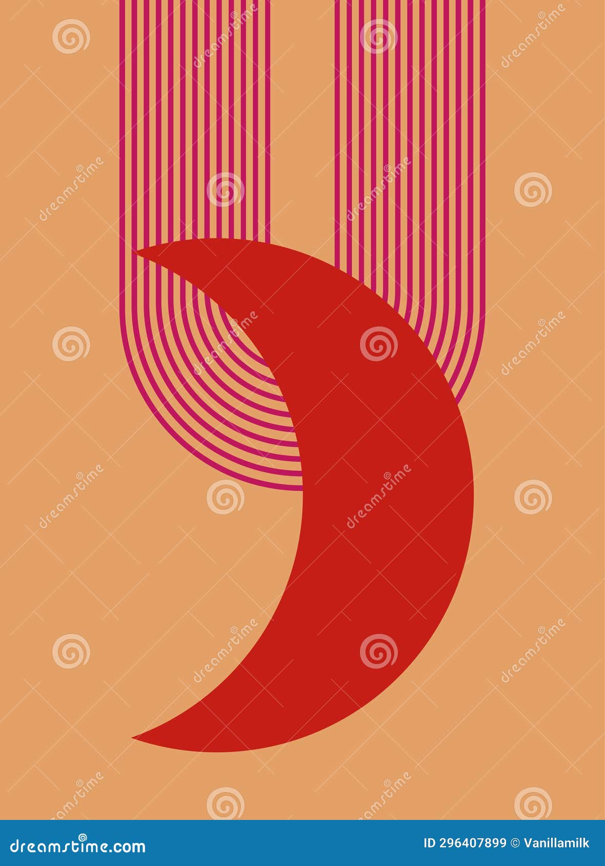 minimalist bright colored boho natural tones abstract stylish trendi graphic pattern background